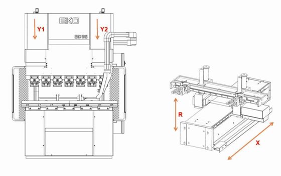 Double Sided Quick Clamp Metal Hydraulic CNC Press Brake Machine 80t/2000 160t/3200