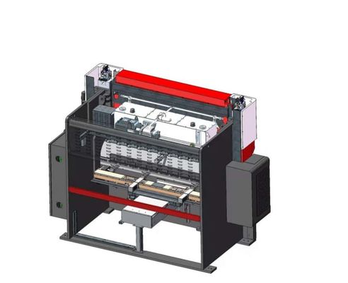 WE67K CNC Press Brake Hydraulic Sheet Metal Brake With Delem DA66T Controller