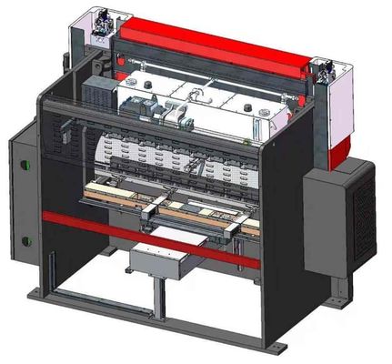 hydraulic 80 ton 2500mm cnc control press brake sheet metal processing with STEP system bending machine  EHC8025