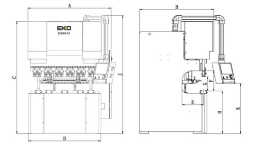 Hydraulic Power Pack For Wc67y Automated Press Brake 125t/3200