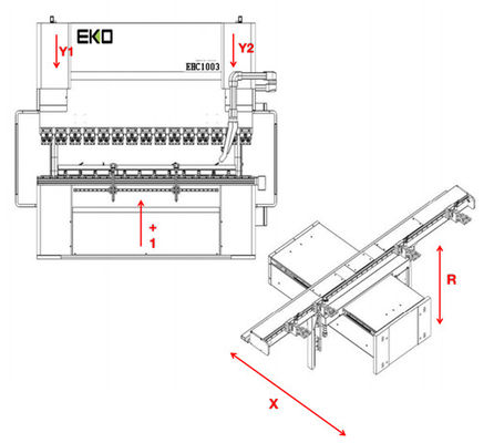 Throat Depth CNC Press Brake Hydraulic Sheet Bending Machine 3000mm