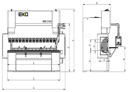 WC67K 125T/3200 Automatic CNC Press Brake Sheet Metal Bending Machine