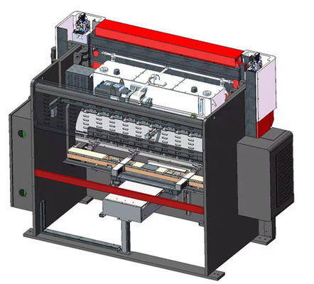 WC67K 125T/3200 4+1 Axis Hydraulic CNC Sheet Metal Bending Machine