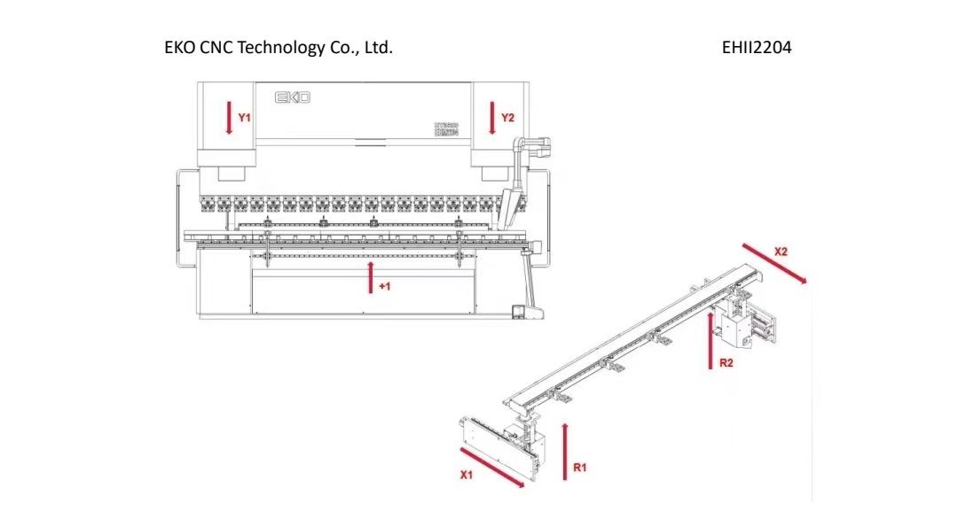 Eko 220T Electro Hydraulic Press Brake Bending Machine 16kw